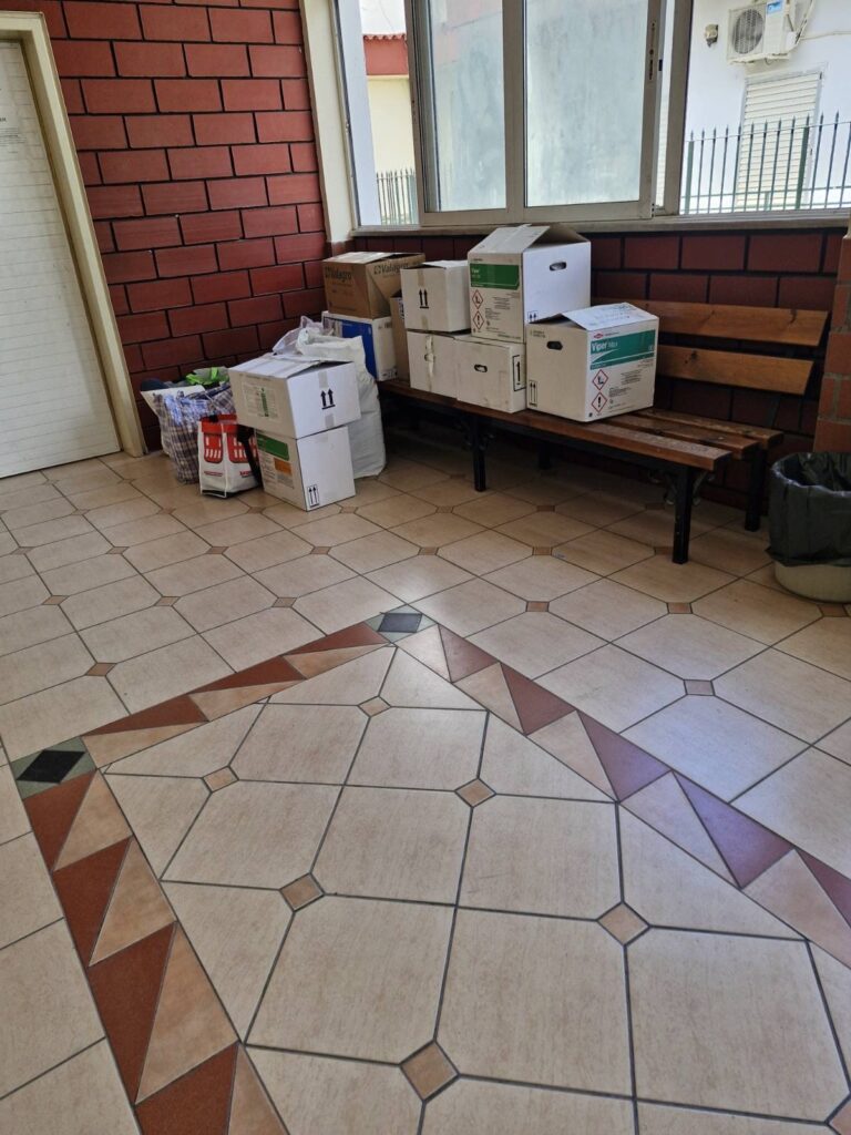 Χώρος αναμονής επισκεπτηρίου Φυλακές Διαβατών